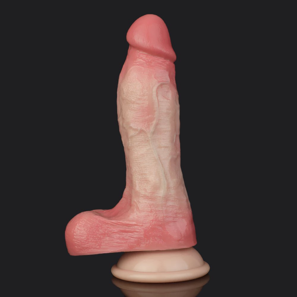 Cyrus Veined 7.5 Inch Dildo – Medium-Size Silicone Fantasy - BeastGasm